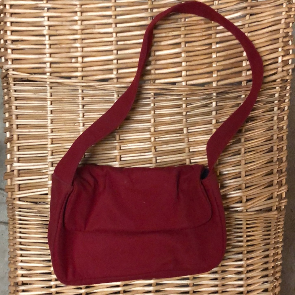Winter/ Fall Red Wool Bag - image 1